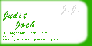 judit joch business card